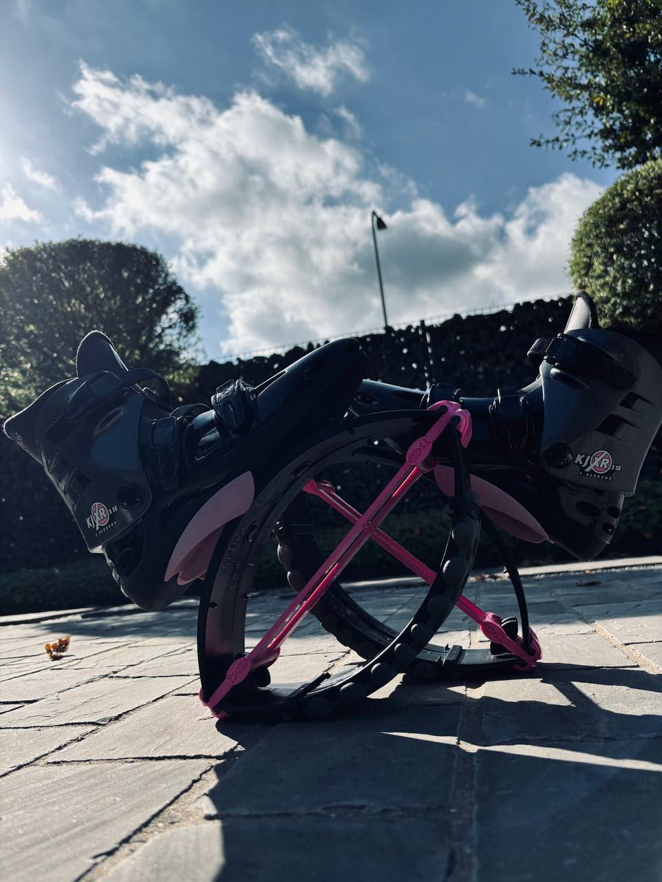 Kangoo boots buiten in de zon